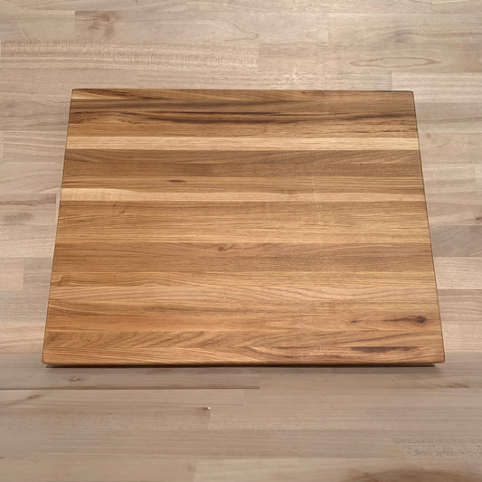 Handmade Reclaimed Hickory Cutting Board - 16"x14"x1.25"