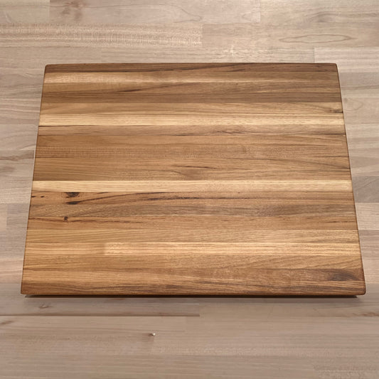 Handmade Reclaimed Hickory Cutting Board - 16"x14"x1.25"